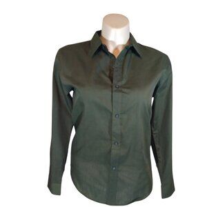 Green Sheer Long Sleeve Shirt